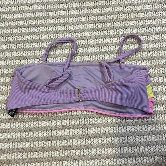 Beach Riot Kay Top Sublime Spring Colorblock - Bikini Top - Picture 4 of 5